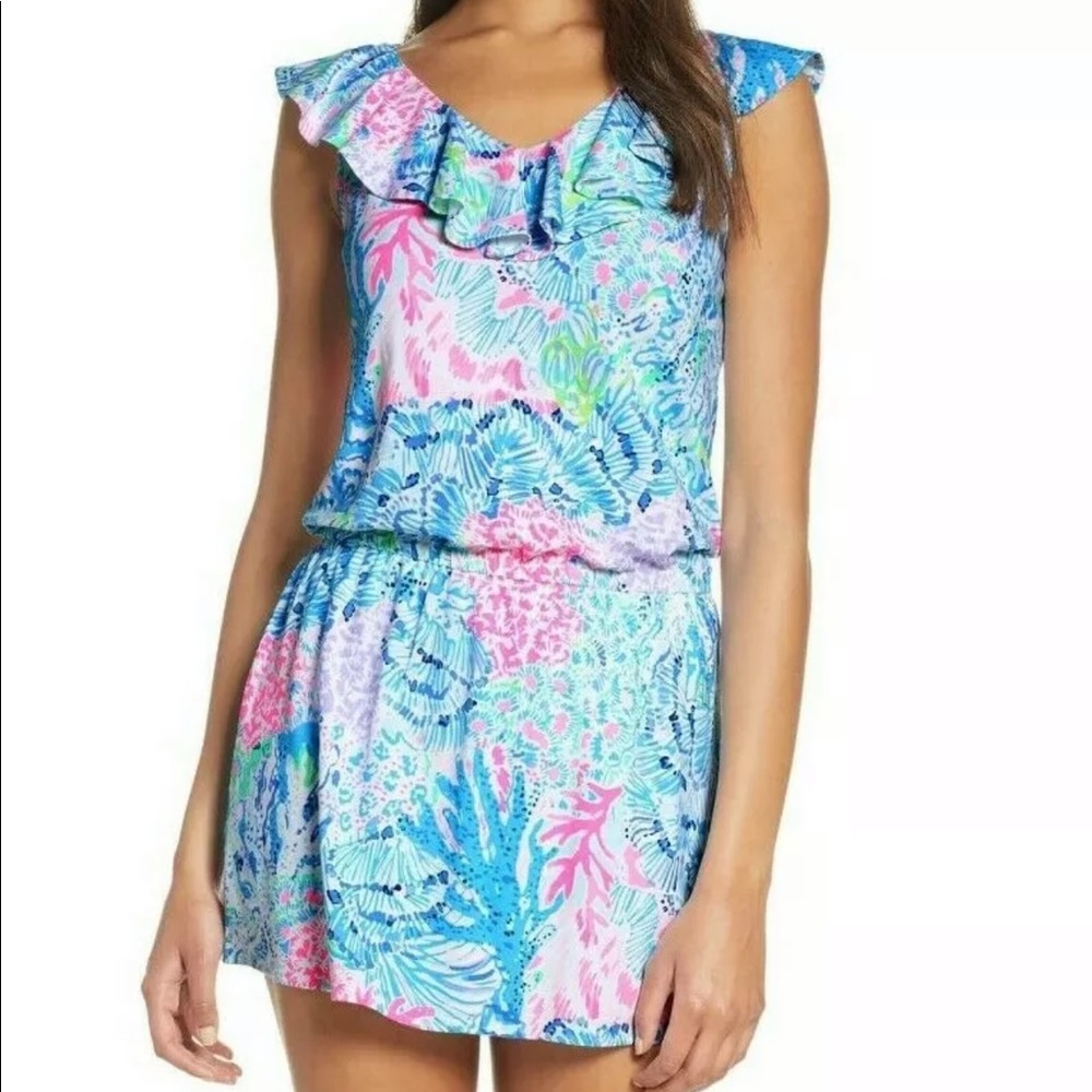 LillY Pulitzer  alessa romper sink or swim  nwt